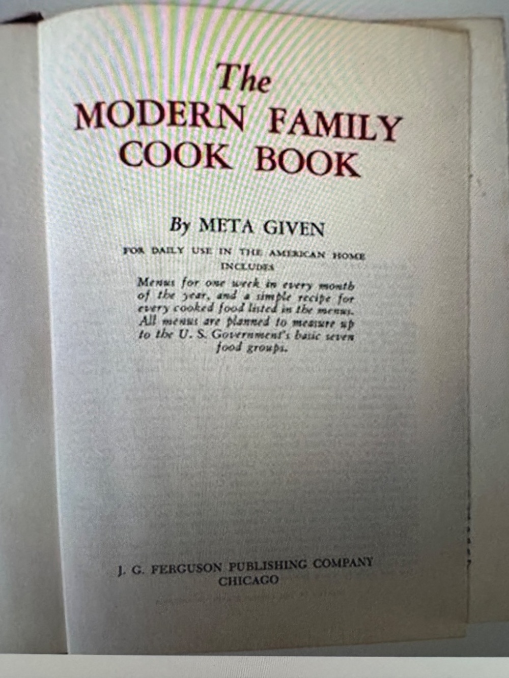 The Modern Family Cook Book - Picture 3 of 8